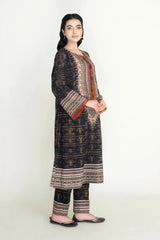 2PC Unstitched Printed Lawn Shirt and Trouser I KST-3838 Printed KHAS STORES 