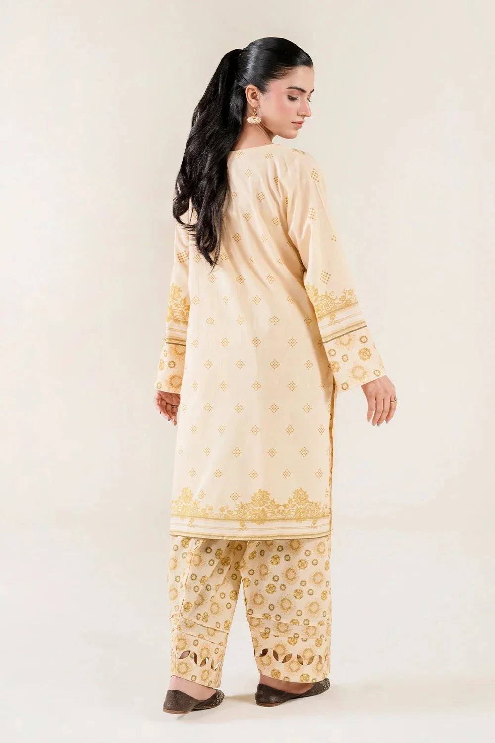 2PC Unstitched Printed Lawn Shirt and Trouser I KST-3843 Printed KHAS STORES 