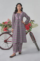 2PC Unstitched Printed Lawn Shirt and Trouser KST-3126 Printed KHAS STORES 