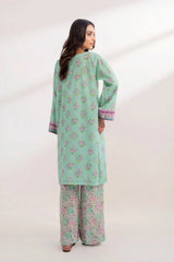 2PC Unstitched Printed Lawn Shirt and Trouser KST-3252 Printed KHAS STORES 