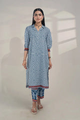 2PC Unstitched Printed Lawn Shirt and Trouser KST-3253 Printed KHAS STORES 