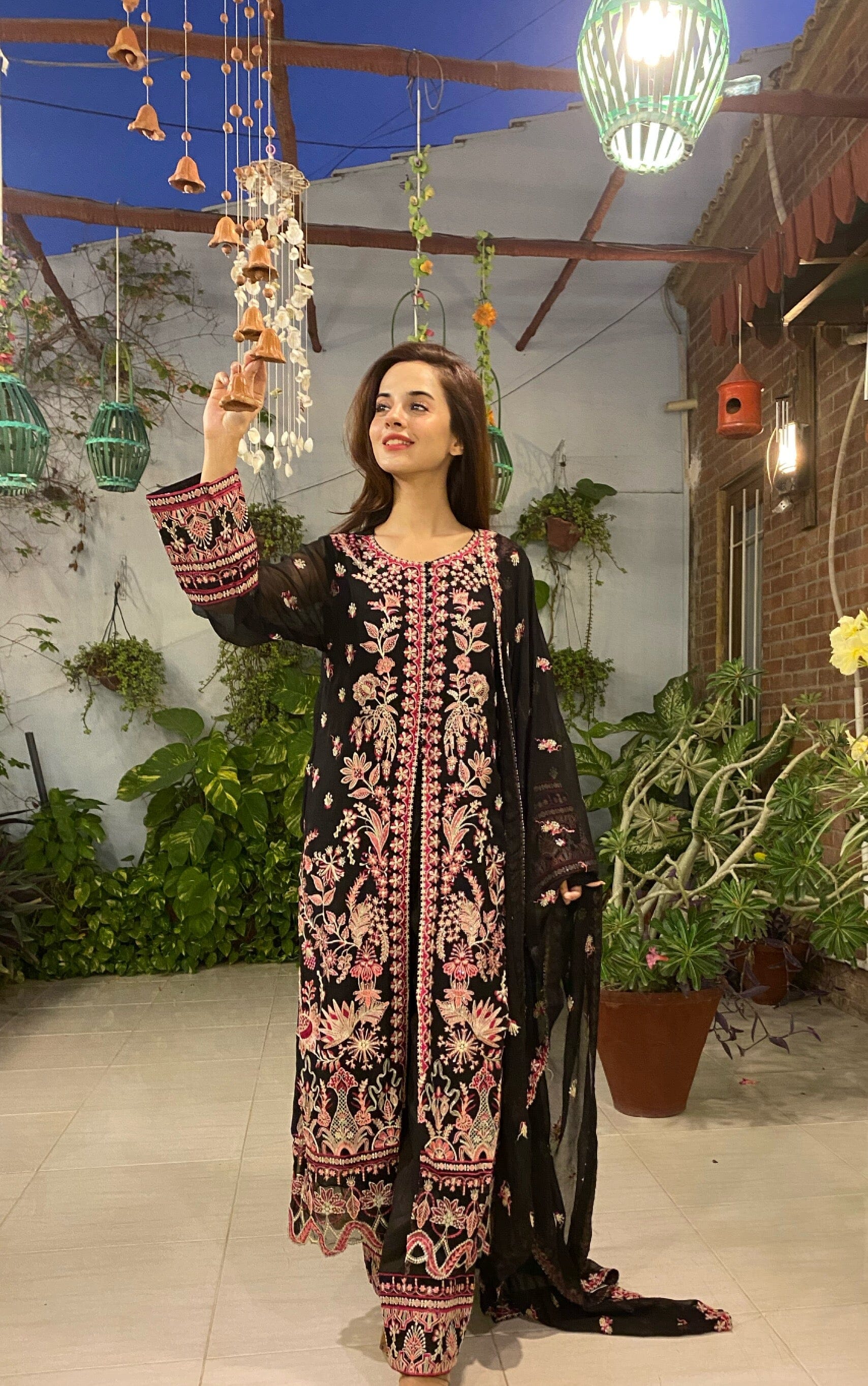 3 Pcs Unstitched EMB Chiffon Suit KNAC-1767 KHAS STORES 