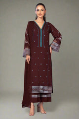 3PC Embroidered Unstitched Cambric Suit KSDE-2835 Embroidered KHAS STORES 