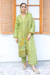 3PC Embroidered Unstitched Khaddar Suit KKE-2953 Embroidered KHAS STORES 