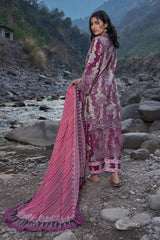 3PC Embroidered Unstitched Lawn Suit KCE-3221 Embroidered KHAS STORES 