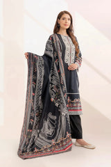 3PC Embroidered Unstitched Lawn Suit KL-3314 Embroidered KHAS STORES 