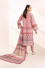 3PC Embroidered Unstitched Lawn Suit KL-3317 Embroidered KHAS STORES 