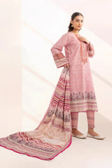 3PC Embroidered Unstitched Lawn Suit KL-3317 Embroidered KHAS STORES 