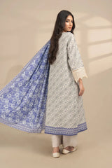 3PC Embroidered Unstitched Lawn Suit KL-3335 Embroidered KHAS STORES 