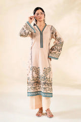 3PC Embroidered Unstitched Lawn Suit | KL-3780 Embroidered KHAS STORES 