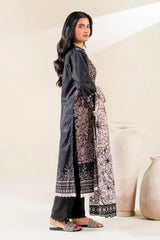 3PC Embroidered Unstitched Lawn Suit | KL-3781 Embroidered KHAS STORES 