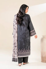 3PC Embroidered Unstitched Lawn Suit | KL-3781 Embroidered KHAS STORES 