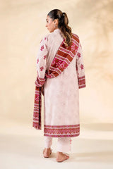 3PC Embroidered Unstitched Lawn Suit | KL-3782 Embroidered KHAS STORES 