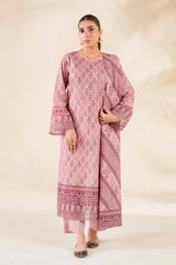 3PC Embroidered Unstitched Lawn Suit | KL-3787 Embroidered KHAS STORES 