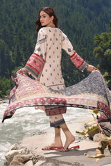 3PC Embroidered Unstitched Lawn Suit KOE-2166 Embroidered KHAS STORES 