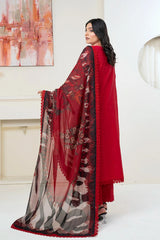 3PC Embroidered Unstitched Lawn Suit KSC-3361 Embroidered KHAS STORES 