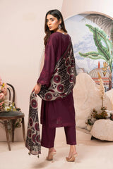3PC Embroidered Unstitched Lawn Suit KSE-3397 Embroidered KHAS STORES 