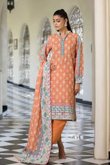 3PC Printed Unstitched Khaddar Suit KKH-2890 Printed KHAS STORES 