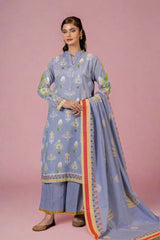 3PC Printed Unstitched Khaddar Suit KKH-3011 Printed KHAS STORES 