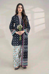 3PC Printed Unstitched Lawn Suit KLA-3273 Printed KHAS STORES 