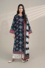 3PC Printed Unstitched Lawn Suit KLA-3278 Printed KHAS STORES 