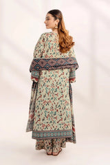 3PC Printed Unstitched Lawn Suit KLA-3279 Printed KHAS STORES 