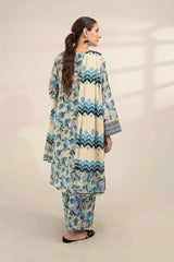 3PC Printed Unstitched Lawn Suit KLA-3283 Printed KHAS STORES 