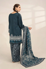 3PC Printed Unstitched Lawn Suit KLA-3284 Printed KHAS STORES 