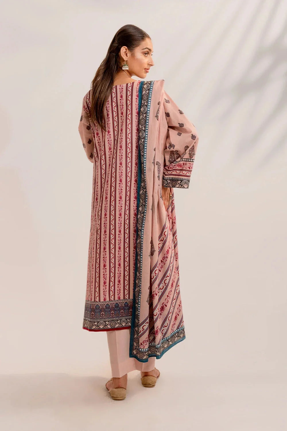 3PC Printed Unstitched Lawn Suit KLA-3289 Printed KHAS STORES 