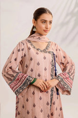 3PC Printed Unstitched Lawn Suit KLA-3289 Printed KHAS STORES 
