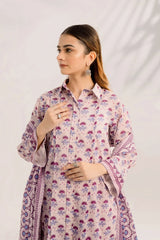 3PC Printed Unstitched Lawn Suit KLA-3297 Printed KHAS STORES 