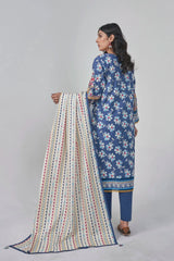 3PC Stitched Embroidered Lawn Suit KL-RTW-3070 KHAS STORES 