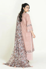 3PC Stitched Embroidered Lawn Suit | KL-RTW-3903 Embroidered KHAS STORES 