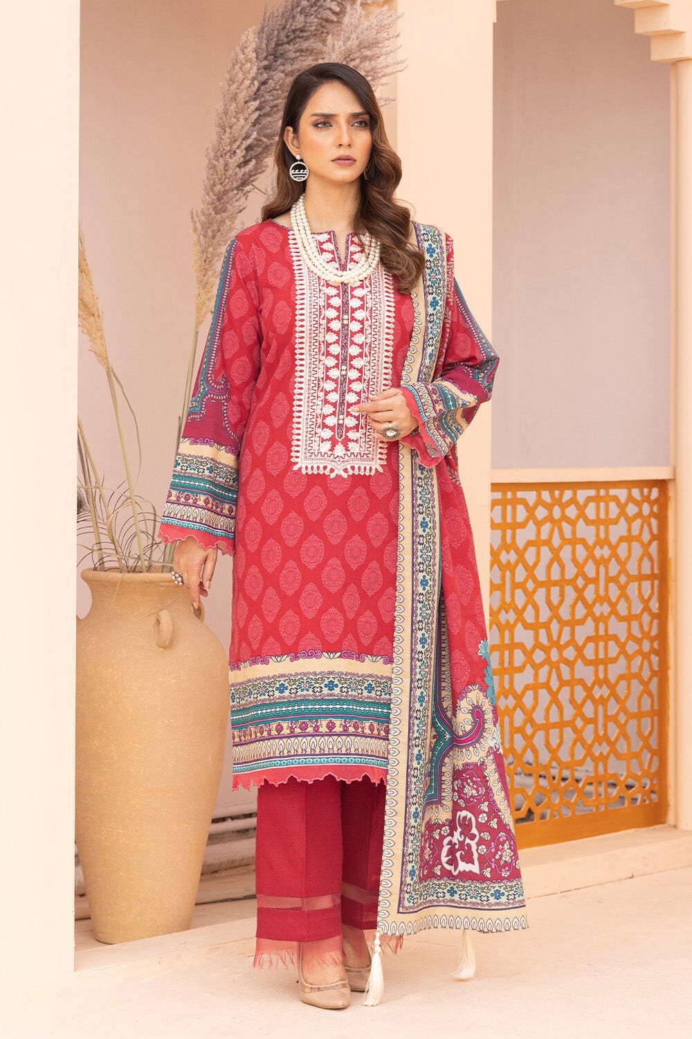 3PC Unstitched Khaddar Suit KKHE-2263 KHAS STORES 