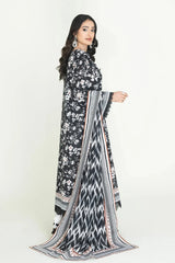 3PC Unstitched Printed Lawn Suit | KLA-3720 Printed KHAS STORES 