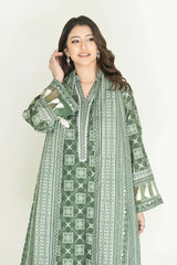3PC Unstitched Printed Lawn Suit | KLA-3741 Printed KHAS STORES 