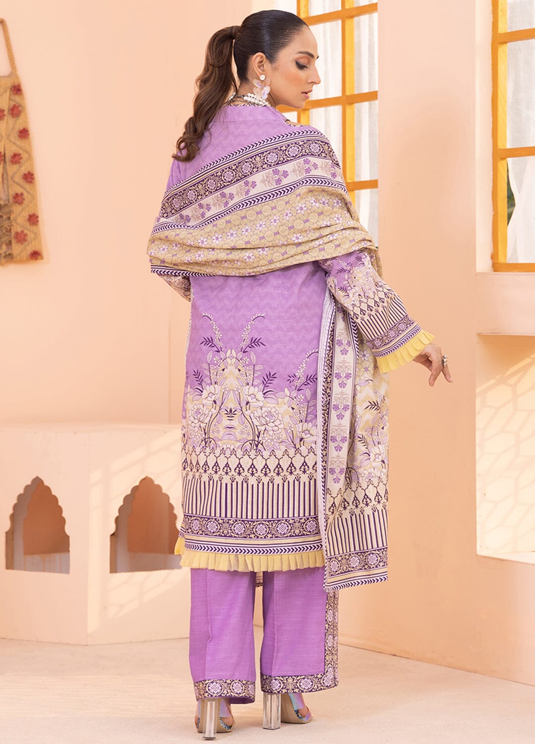 3Pcs Unstitched Khaddar KKH-2333 KHAS STORES 