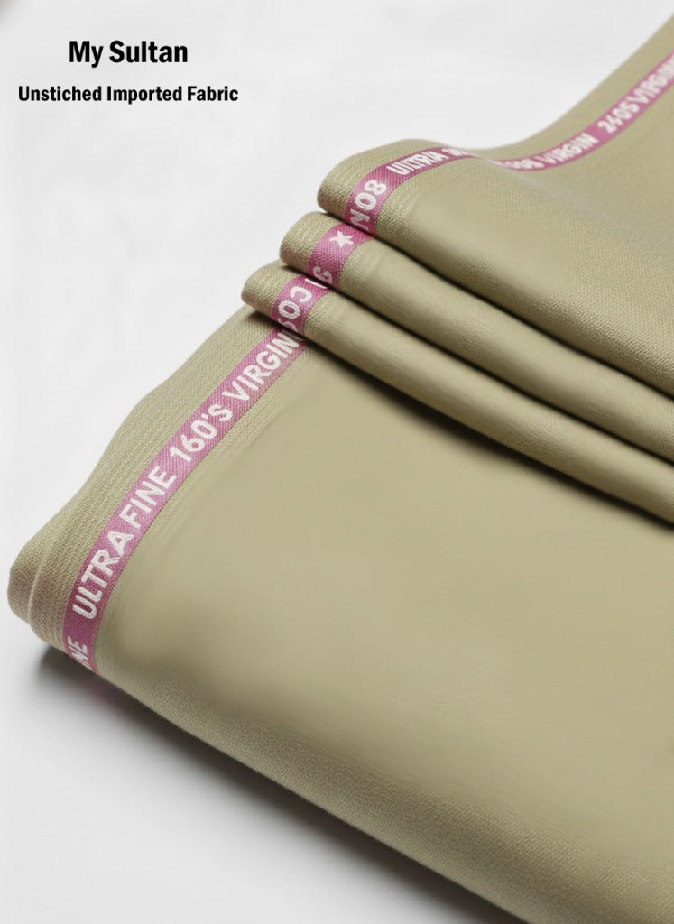 Men's Winter Ultra Fine Imported Suiting MF-0001 Beige