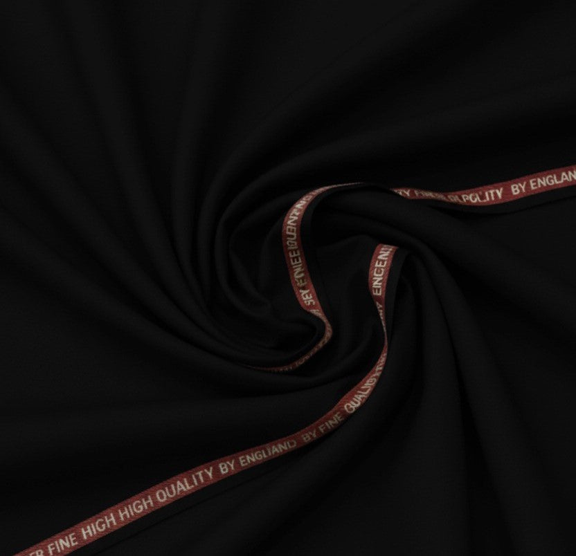 Men's Winter Super Fine Imported Suiting MF-0010 Black