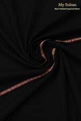 Men's Winter Super Fine Imported Suiting MF-0010 Black