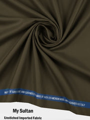 Men's Winter Micrown wool Suiting NK-0006 Brown