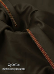 Men's Winter Barathe Wool imported Suiting NK-0020 D/Brown