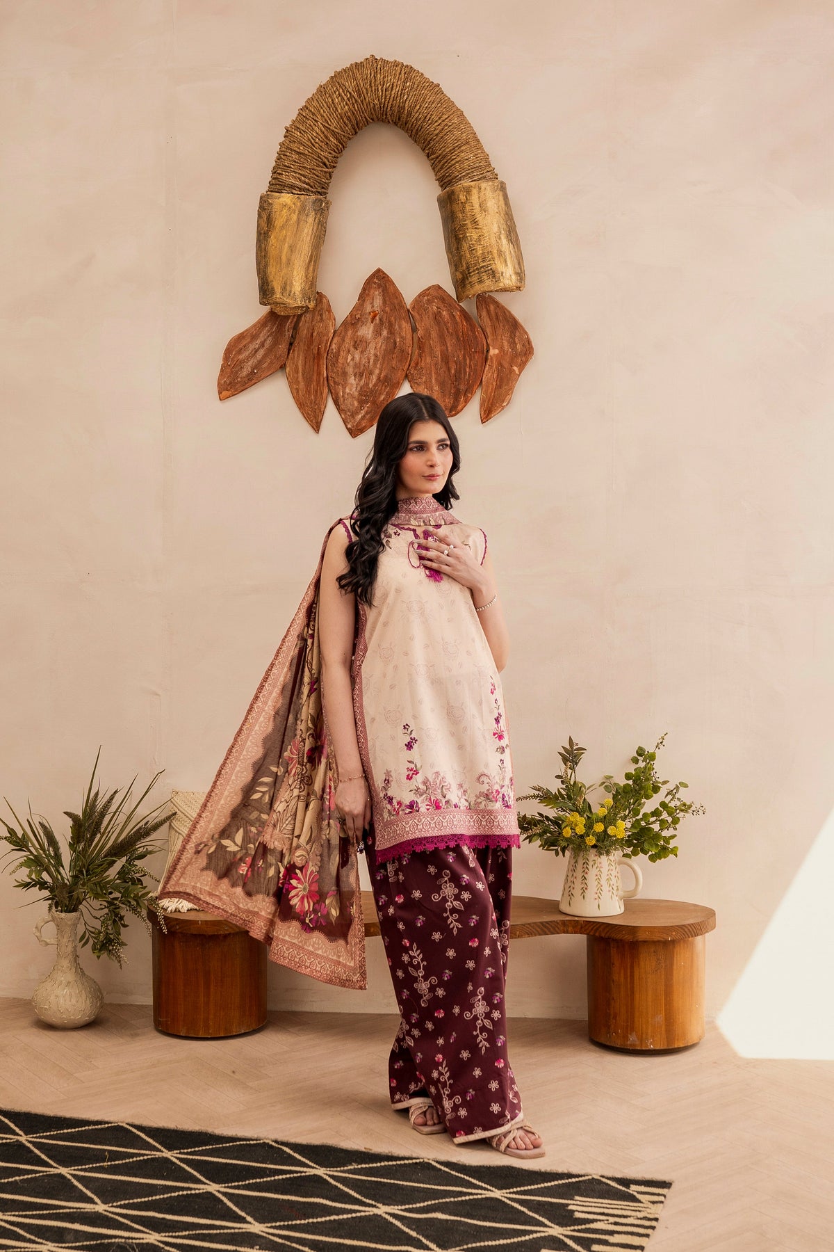 Printed - Lawn - 3pc - D125
