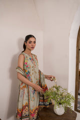 Printed - Lawn - 3pc - D150