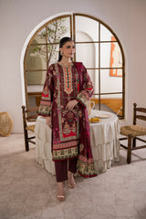 Printed - Lawn - 3pc - D155
