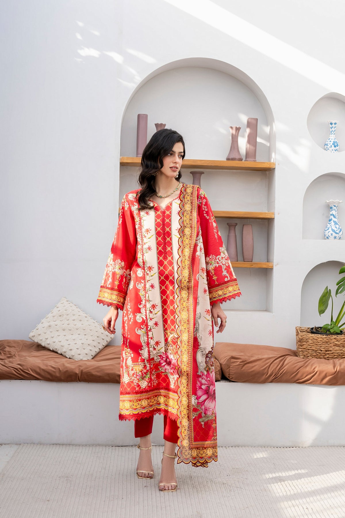 Printed - Lawn - 3pc - D120