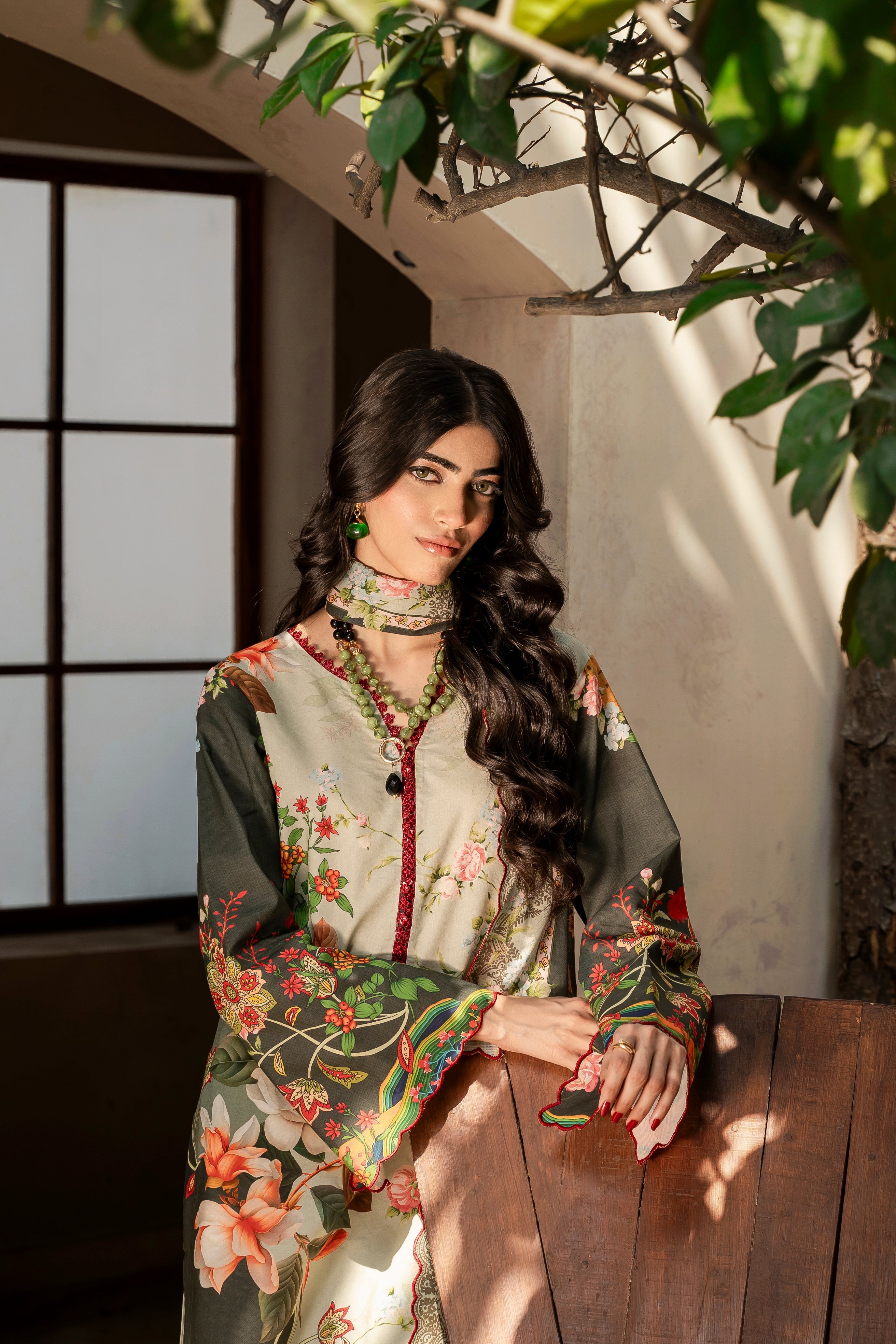 Printed - Lawn - 3pc - D140 - Botanica