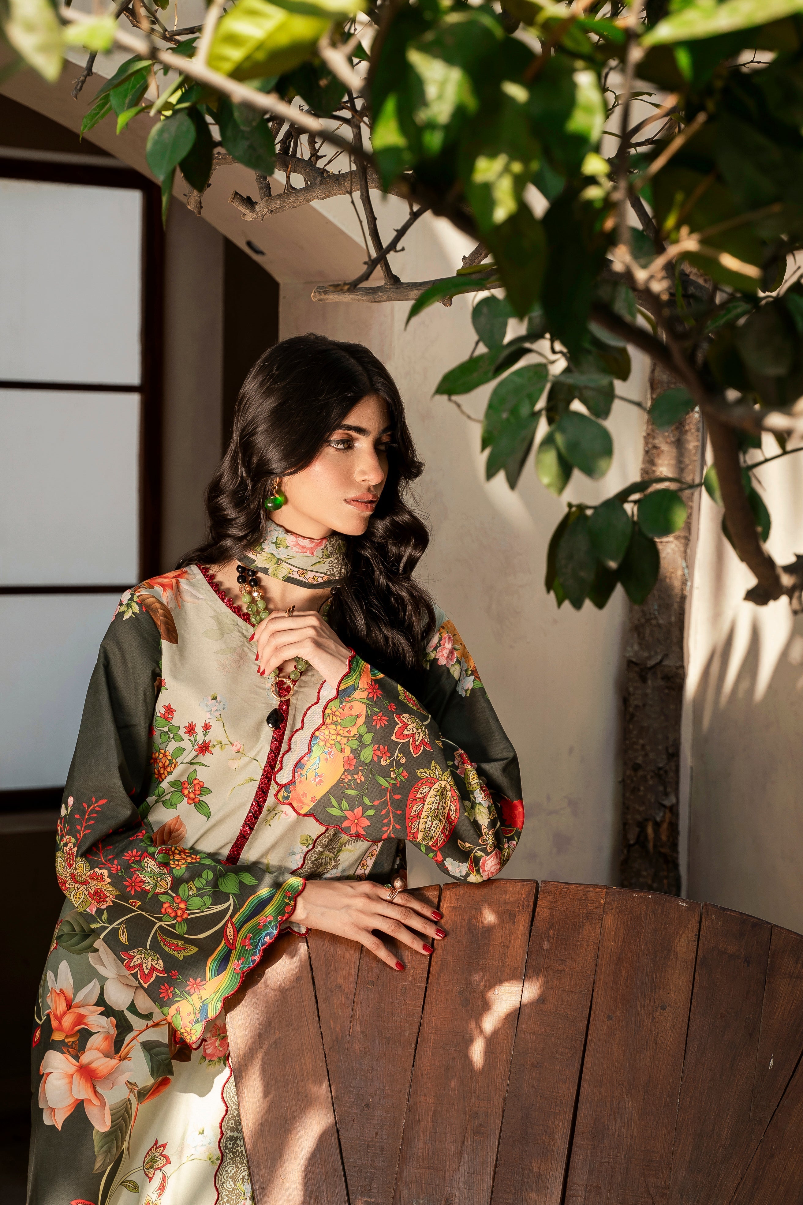 Printed - Lawn - 3pc - D140 - Botanica