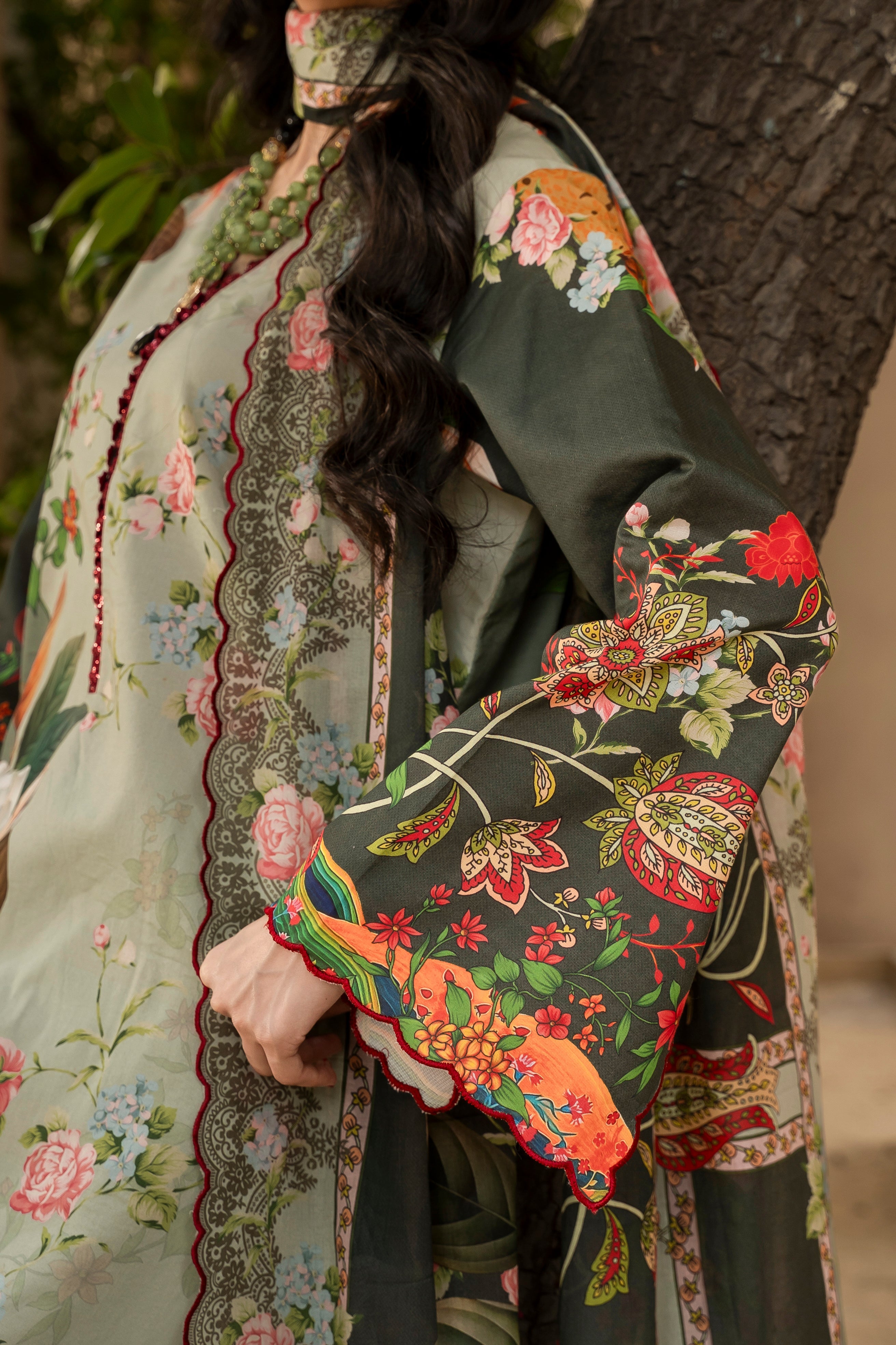 Printed - Lawn - 3pc - D140 - Botanica