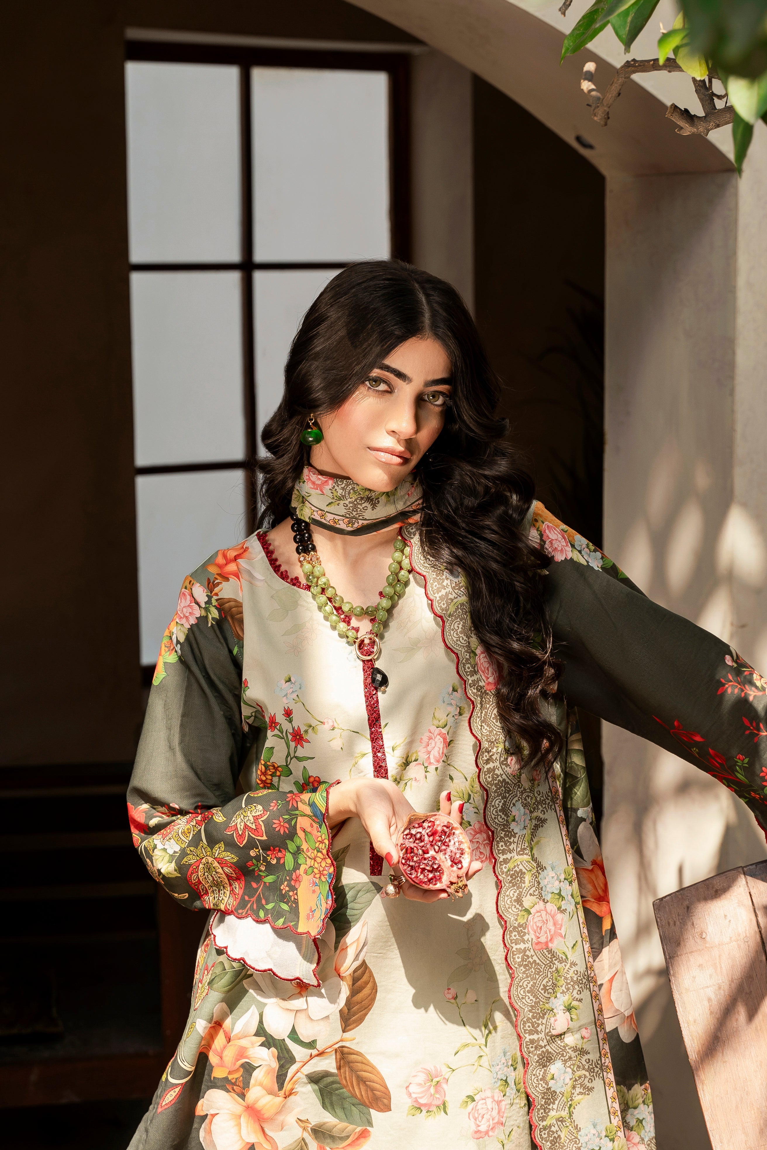 Printed - Lawn - 3pc - D140 - Botanica
